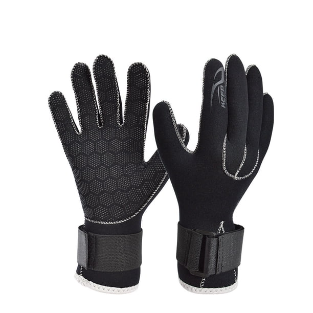 Mantenga el guante de la piscina de buceo Velcro Guantes de natación Transporte de agua PERFECTAMENTE AJUSTE GRATUITO AJUSTE Material premium Accesorios de buceo L Advancent OD003086-03B