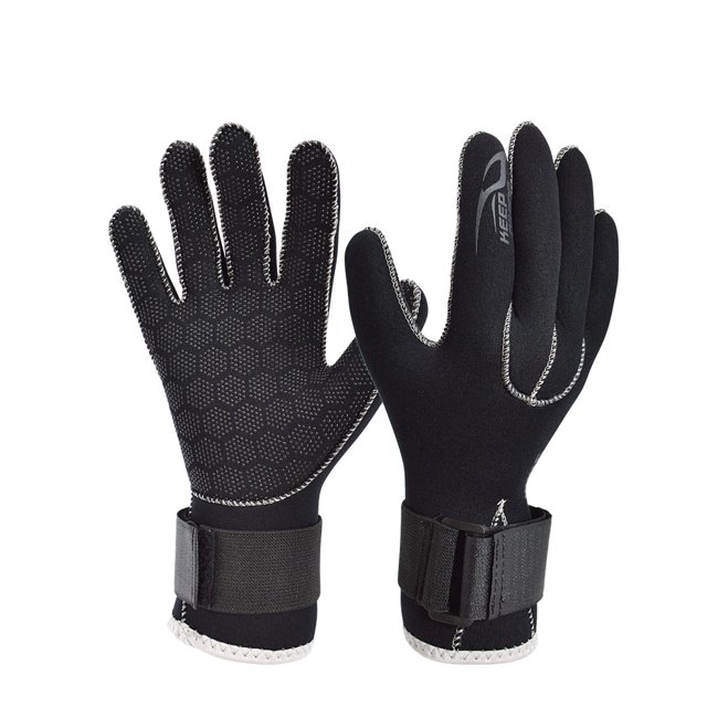 Mantenga el guante de la piscina de buceo Velcro Guantes de natación Transporte de agua PERFECTAMENTE AJUSTE GRATUITO AJUSTE Material premium Accesorios de buceo L sidaley OD003086-03B