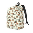 thumbnail image 1 of Disketp Colorful Armadillos1 print Canvas Backpack Lightweight Travel Daypack Student Rucksack Laptop Backpack-Small, 1 of 5