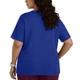 thumbnail image 4 of XUNKUSGA Plus Size Scrubs for Women Loose Fit V Neck Women's Scrub Top Casual comfortable 4-Way Stretch Tunic Top Regular Soild Color Top for Women L-5XL, 4 of 6