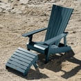 thumbnail image 3 of highwood Assateague Outdoor Chair and Ottoman Set by Havenside Home Coastal Teak, 3 of 5