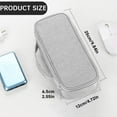 thumbnail image 4 of Electronics Organizer Case Cozival Electronics Organizer Travel Case, Portable Storage Bag with Compartments for Cables, Chargers, Phone, Earphones, and Tech Accessories, Cable Storage Bag, Grey, 4 of 8