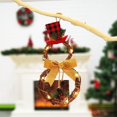 thumbnail image 5 of Christmas LED Garland Ornaments Hanging Decoration Home Navidad 2021 Wall Door Party Decorations New Year 2022 Garland Lights, 5 of 5