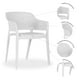 thumbnail image 5 of Set 4 Sillas Capri de Plastico Ergonomicas para Exteriores e Interiores Mundo In  Capri, 5 of 10