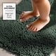 thumbnail image 4 of Juego de alfombras de baño Hearth & Harbor Chenille, antideslizantes, color verde cazador, 4 of 8