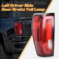 thumbnail image 5 of Left Halogen Tail Light For 2019-2021 GMC Sierra Rear Brake Stop Taillamp Driver, 5 of 14