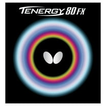 Butterfly Tenergy 80 FX Table Tennis Rubber, 1.7 mm, Black