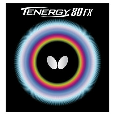 Butterfly Tenergy 80 FX Table Tennis Rubber, 1.7 mm, Black