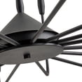thumbnail image 6 of Aiwen 16-Light Sputnik Chandelier Retro Pendant Light Matte Black Contemporary Hanging Light Fixture, 6 of 8