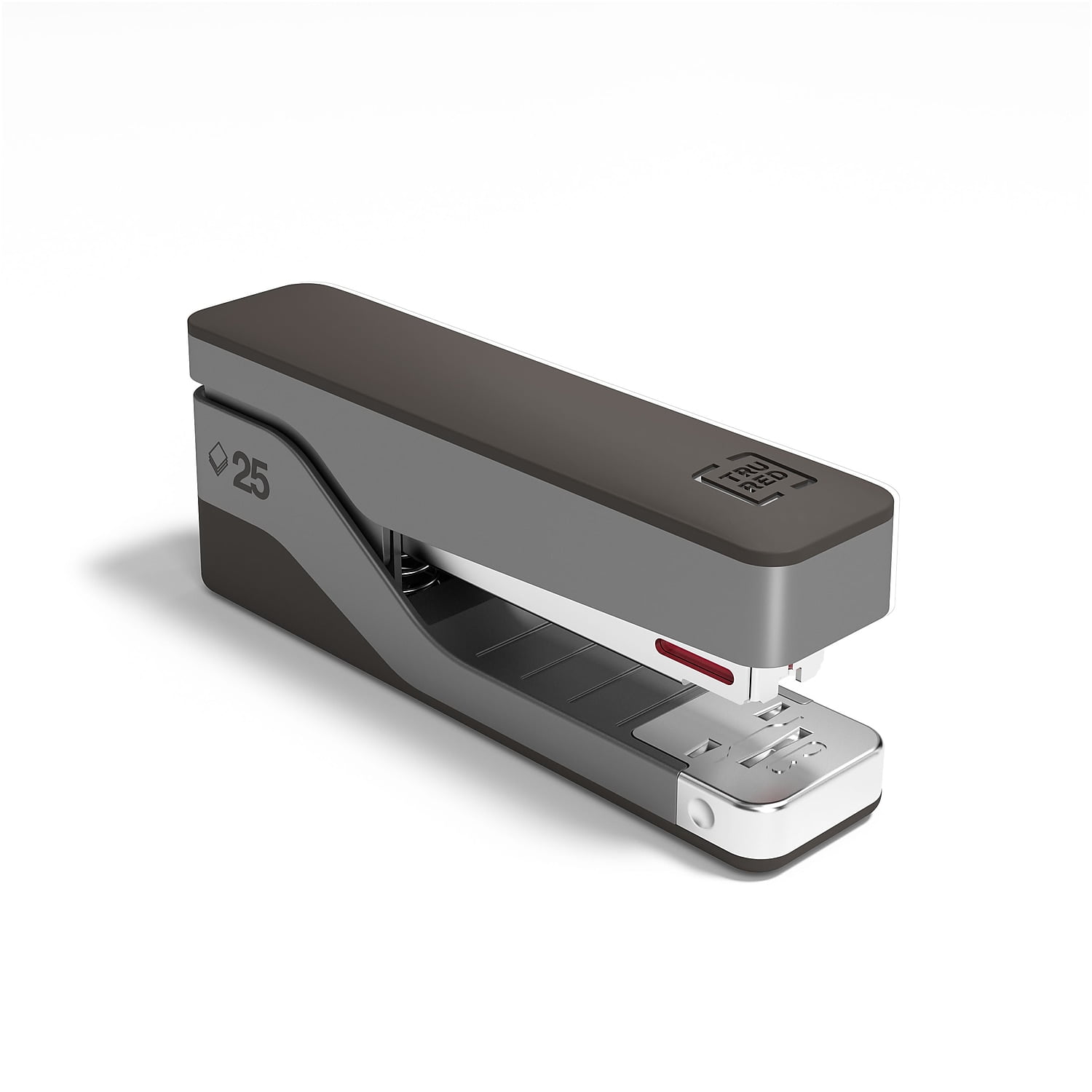 TRU RED Desktop Stapler 25 Sheet Capacity Gray/Black TR58080