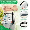 thumbnail image 4 of Yayeee Waist Apron with Pockets for Cooking Waterproof Half Server Aprons, Cartoon Blue Houses, 4 of 7