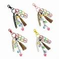 thumbnail image 6 of Acrylic Butterfly Flower Keychain Charm Fashion Forward Acrylic Key Rings Tassel Charm Key Chain Pendant for Daily Use, 6 of 11