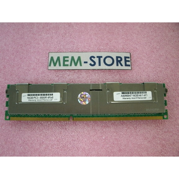 A5095847 A5180244 16GB DDR3 1066Mhz PC3-8500R 4R Memory Dell PowerEdge M610 (3rd Party)