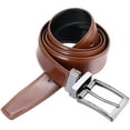 thumbnail image 5 of Marino Reversible Leather Belt For Men - Classic Dress Belt 1.25" Wide - With Removable Rotating Buckle, 5 of 5