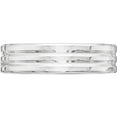 thumbnail image 4 of Sterling Silver Ss 6mm Polished Fancy Band Size 10 Made In United States qwb108-10, 4 of 6