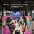 thumbnail image 3 of High Precision Body Weight Scale Smart Bathroom Scales with Large LCD Display(400lbs),Decorative for Bedroom-Cute Doberman Pinscher Dog With Pink Bow Tie, 3 of 4