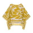 thumbnail image 7 of Zysthvn Casual Shirts for Women Summer Tunic 3/4 Sleeve Plus Size Tshirts for Women Loose Fit Lightweight Crew Neck Printed, 7 of 7