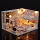 thumbnail image 3 of Kit De Bricolaje En Miniatura, Casa De Muñecas De Madera 1/24, Muebles LED, Muñeca, 3 of 7