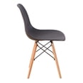 thumbnail image 3 of Silla Replica Eames Negra Sala Comedor Cocina Estilo Minimalista DIB CARPET & HOME MSI002-1000/102, 3 of 4