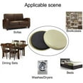 thumbnail image 5 of Zhuge Round Furniture Sliders, 8 pcs Reusable Furniture Moving Pad, Furniture Glider Mover for Quickly and Easily Moving Heavy Furniture on the Floor Carpet Surface, 5 of 5