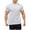 White#01, variant on Men's Athletic Workout Shirts Running Gym Tech Performance Crew Neck T-Shirts High Elasticity Short Sleeve Plain Tees White#02 M