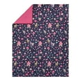 thumbnail image 3 of Urban Playground Kids Fairy Garden 2-Piece Comforter Set, Navy/Pink, T/TXL, 3 of 8