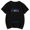 thumbnail image 4 of WOYY Last Day of School T-Shirt for Girls Letter Print Summer Casual Short Sleeve Tshirt, 4 of 4