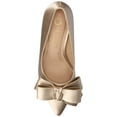 thumbnail image 4 of Journee Womens Crystol Slip On Low Stiletto Pointed Toe Evening Pumps, Widths Available, 4 of 10