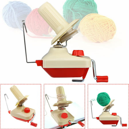 Winder Yarn Table Clasp, Hand Operated Manual Wool Winder Holder, Ball Winder for Swift Yarn Fiber String