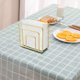 thumbnail image 5 of Porta-servilletas metálicas modernas para mesas de cocina y comedor - Dispensador de servilletas de cóctel de hierro para uso interior/exterior, dorado/oro rosa/negro, 5 of 6