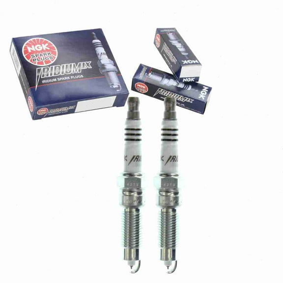 2 pc NGK 7554 Iridium IX Spark Plugs for Ignition Wire Secondary