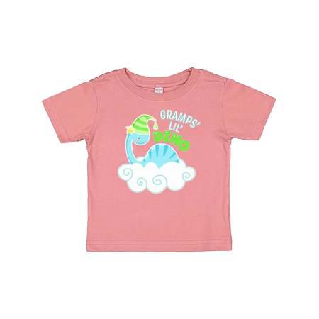 

Inktastic Gramps Lil Dino with Cute Blue Baby Dinosaur Gift Baby Boy or Baby Girl T-Shirt