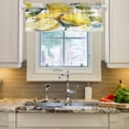 thumbnail image 4 of 54x18 Inches Valance Curtain Watercolor Lemon Window Curtains Rod Pocket Design for Kitchen Living Room Bedroom, 4 of 7