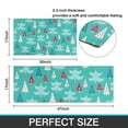 thumbnail image 7 of Turquoise Christmas Tree Pattern Kitchen Rugs Sets Of 2,Anti Fatigue Kitchen Mat Rugs Non Slip Washable,Decorative Kitchen Floor Mats for Kitchen,Sink,Laundry,17"x30"+17"x47", 7 of 7