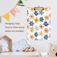 thumbnail image 4 of FORMRS Acrylic Clipboard with Low Profile Clip Standard A4 Letter Size, 12.5" x 9", Colorful Flowers, 4 of 8