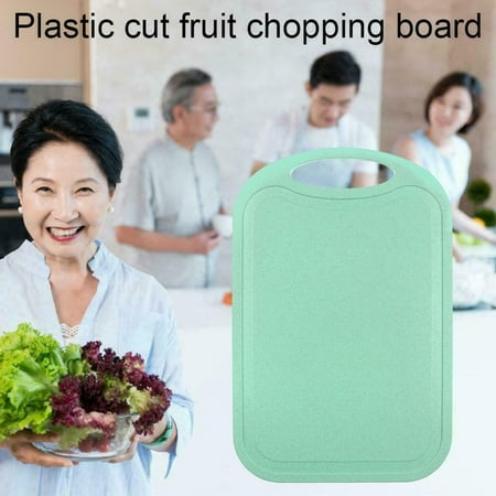 

WEPRO Nonslip Plastic Cutting Board Food Fruit Chopping Block Mat Kitchen Cook Supply With Hanging Hole