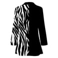 thumbnail image 4 of kakina CMSX Womens Clearance Women Lightweight Long Lapel Cardigan Slim Overcoat Long Blazers, 4 of 4