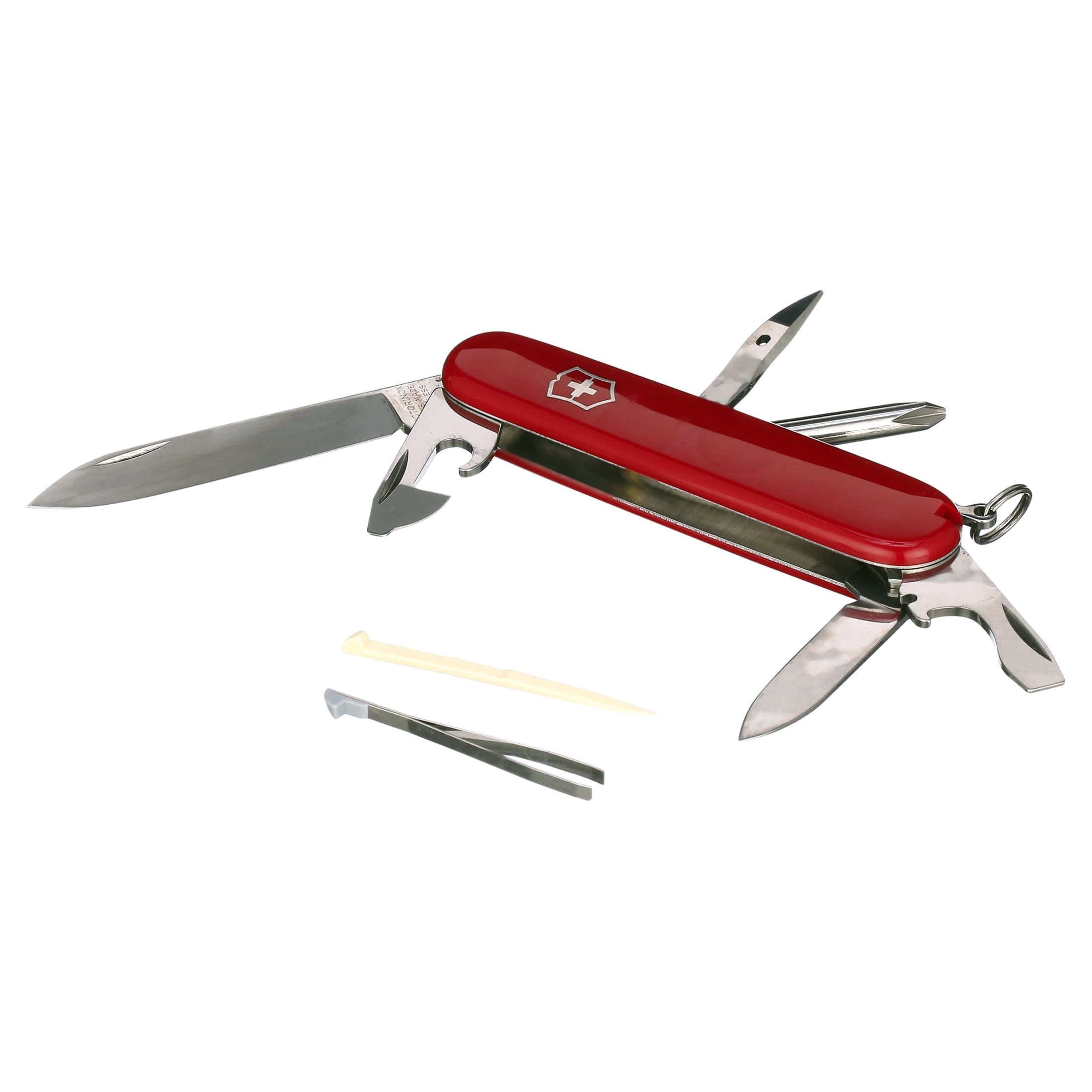 Victorinox Tinker Swiss Army Knife, 12 Functions, Red