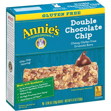 Chewy Gluten Free Granola Bars Double Chocolate Chip (12x5 PK )