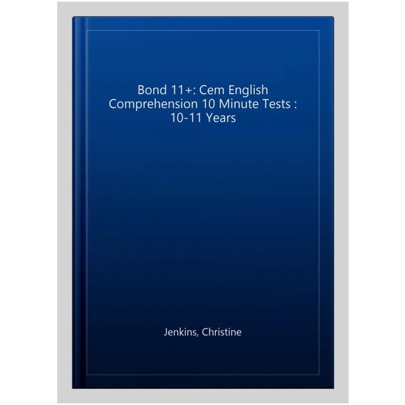 Pre-Owned Bond 11+: Cem English Comprehension 10 Minute Tests