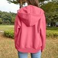 thumbnail image 6 of Womens Hoodie Womens Oversized Hoodie Women's Hoodies & Sweatshirts Casual Long Sleeve Pullover Hoodie Lightweight Comfortable Fashion Top For Everyday Wear Pink - XXL, 6 of 9