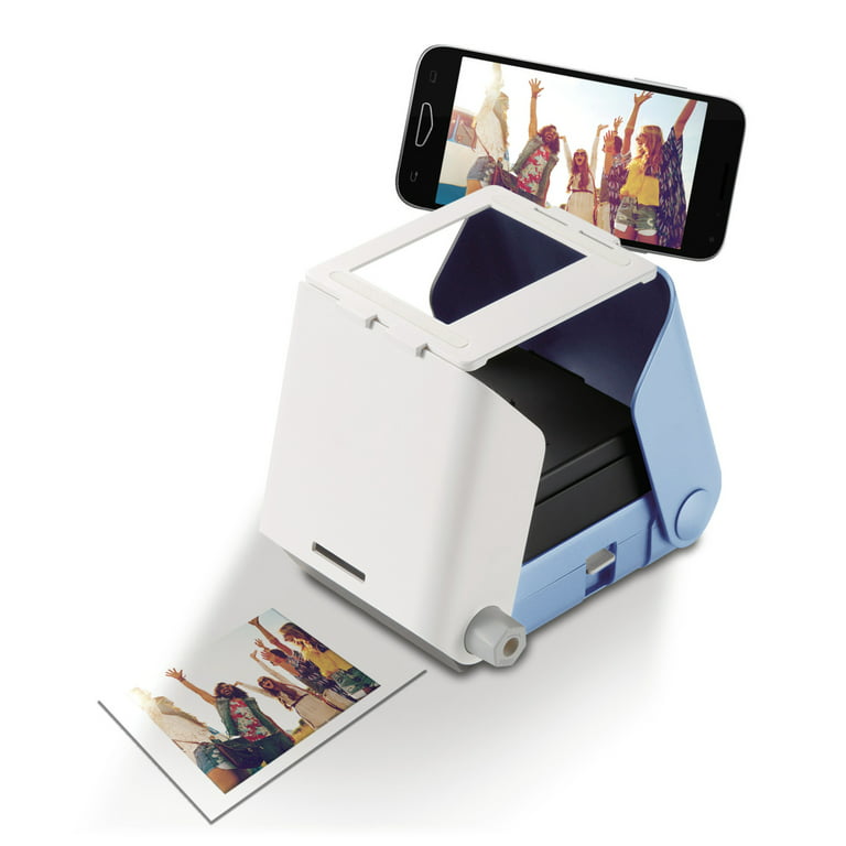 KiiPix Portable Smartphone Photo Printer, Instantly Print Photos From Your  Smartphone, Sky Blue 