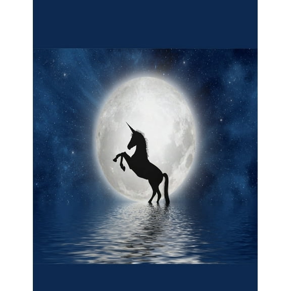 Reindeer Notebook: 100 Pages 8.5" X 11" Wide Ruled Line Paper, (Paperback)