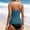 D, variant on HUAXUN Plus Size Tankini Swimwear Full Coverage Swimsuits Womens Swimsuit Cover Up Full Coverage Adjustable Straps 2 Piece Swimsuit Tummy Control Bathing Suit