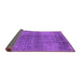 thumbnail image 2 of Ahgly Company Indoor Round Oriental Purple Industrial Area Rugs, 4' Round, 2 of 4