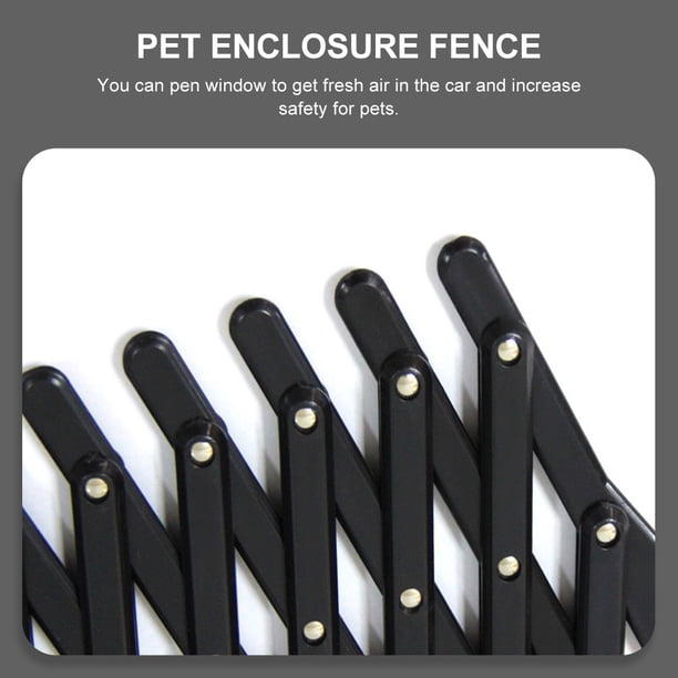 unbranded 1Ud Protector De Para Mascotas Material PP Negro Fácil Instalación Y Portátil