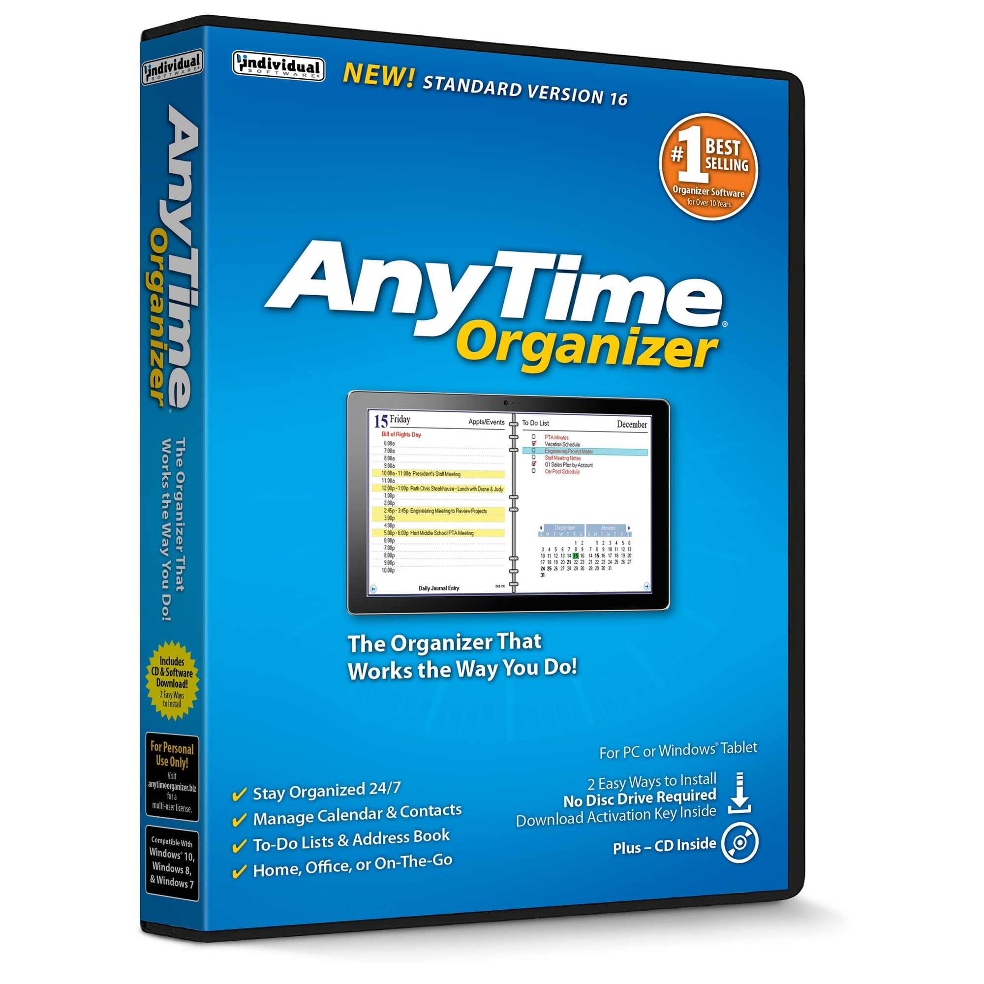 AnyTime Organizer Standard 16