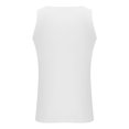 thumbnail image 4 of pstuiky Camisetas interiores de tirantes para hombre, Camiseta ajustada de cuello redondo sin mangas de color liso para hombre Chaleco para hombre xxxl, 4 of 5