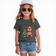 thumbnail image 2 of NOLDARES Christmas Shirts for Girl Merry Christmas Short Sleeve Tshirt Christmas Tree Holiday Tops,A635-Grey, 2 of 6