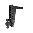 thumbnail image 2 of Bulletproof Hitches Trailer Hitch Ball Mount HD2010 For 2 Inch Receiver; Lockable Lock Sold Separate; 22 000 Pound Gross Trailer Weight; Adjustable 10 Inch Drop/10 Inch Rise; Non Swivel, 2 of 5